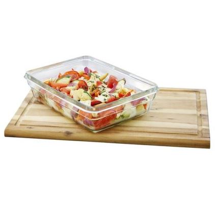 Tefal - Boîte de conservation 2 L MSEAL GLASS rouge/verre