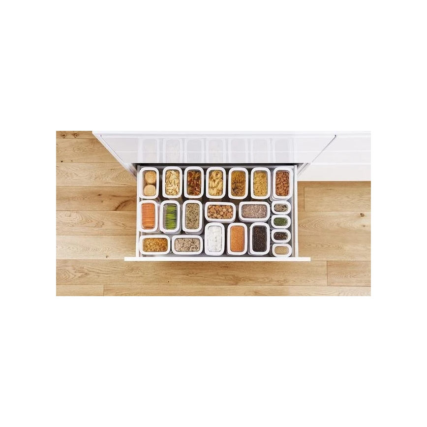 Tefal - Boîte de conservation alimentaire 0,45 l OPTIMA blanche/transparente