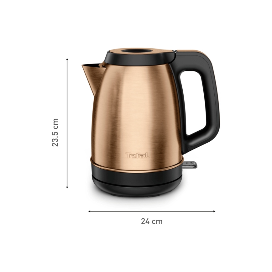 Tefal - Bouilloire électrique COPPERTINTO 1,7 l 2400W/230V