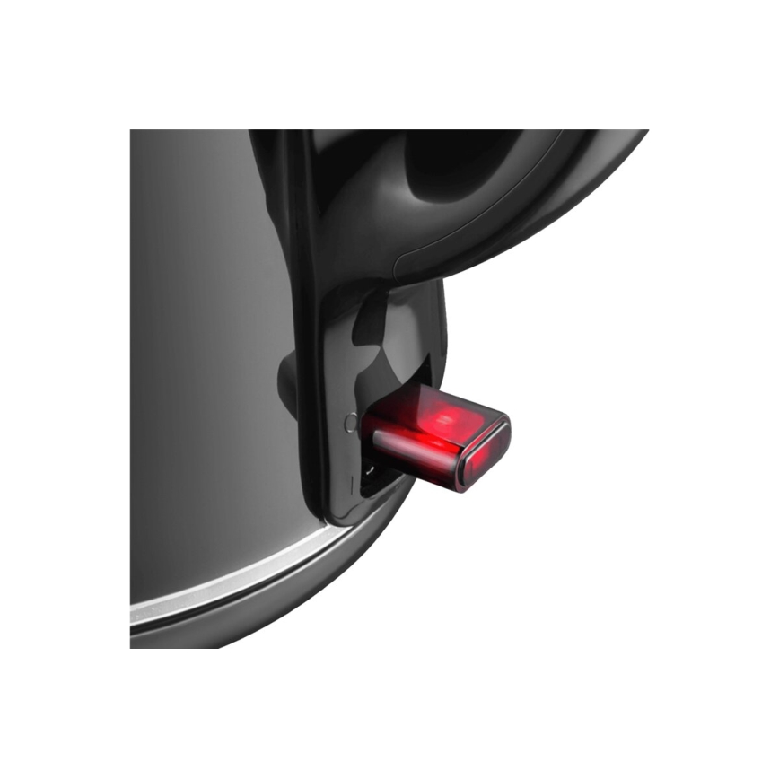 Tefal - Bouilloire THERMO PROTECT XL 1,9l 1650W/230V acier inoxydable/noir