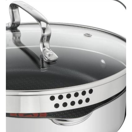 Tefal - Braadpan met een deksel DUETTO 18 cm