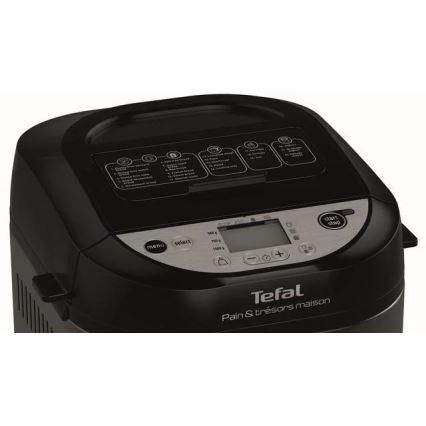 Tefal - Broodbakmachine PAIN&TRESORS 700W/230V zwart