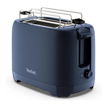 Tefal - Broodrooster met twee gaten MORNING 850W/230V blauw