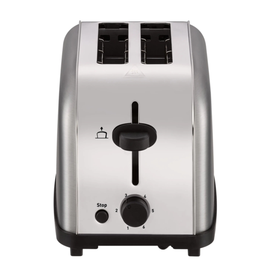 Tefal - Broodrooster met twee gaten ULTRA MINI 700W/230V mat chroom