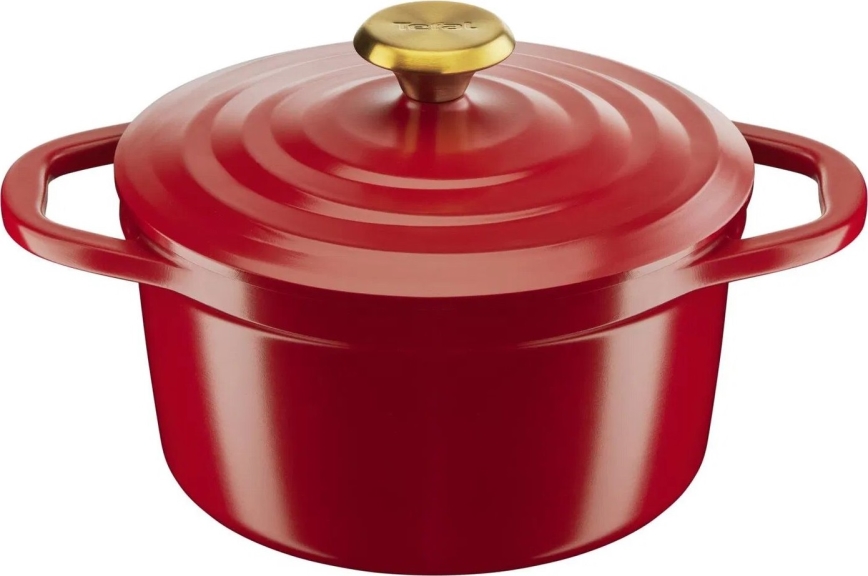 Tefal - Casserole avec couvercle AIR 20 cm rouge