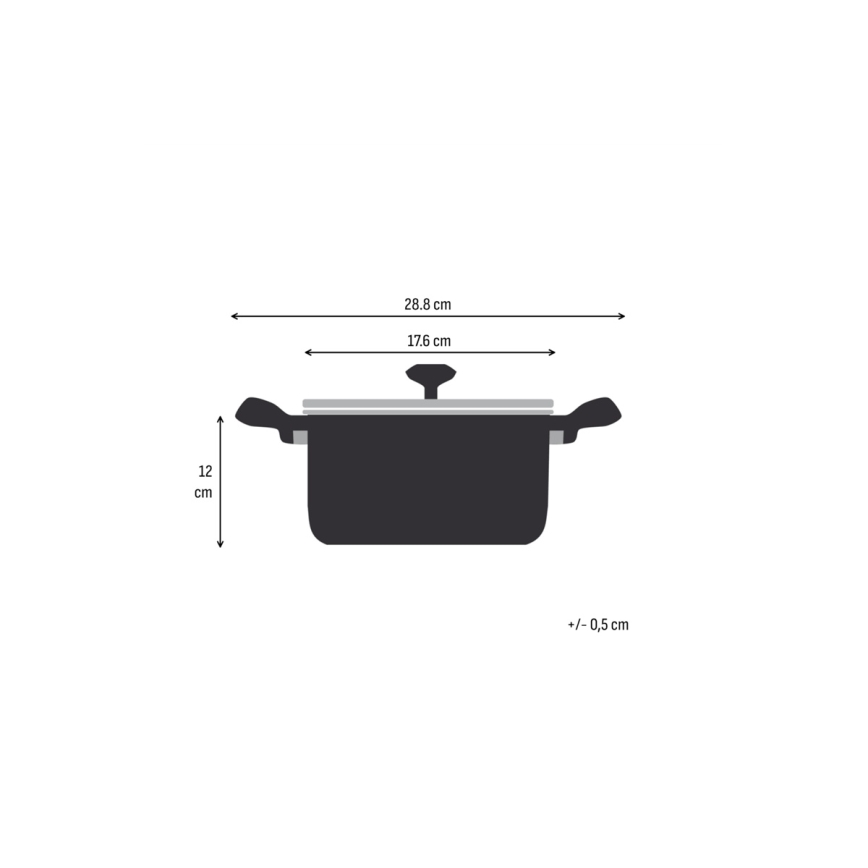 Tefal - Casserole EXTREME 16 cm avec couvercle