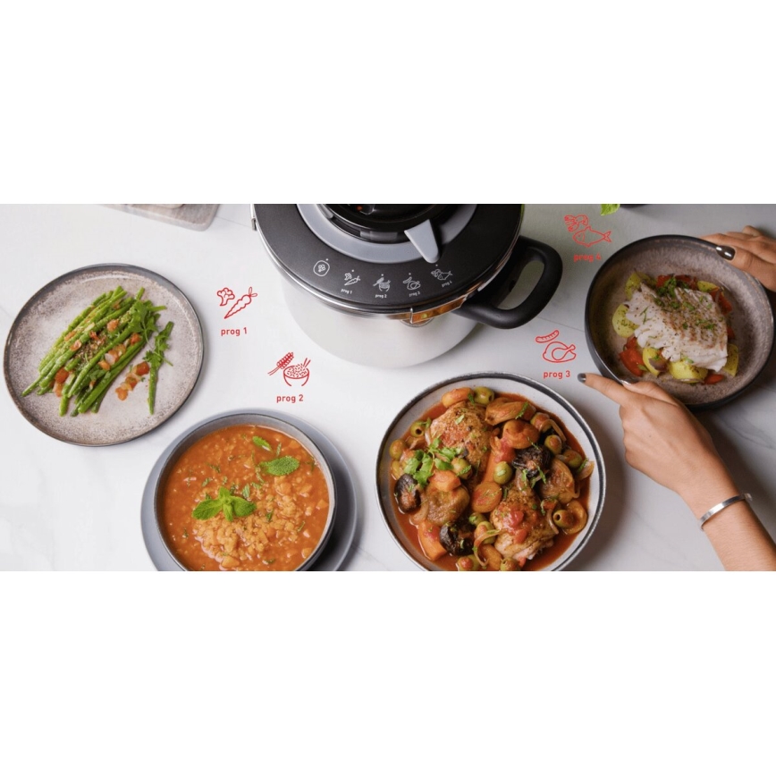 Tefal - Snelkookpan 4,5 l CLIPSO+ CHEF roestvrij staal