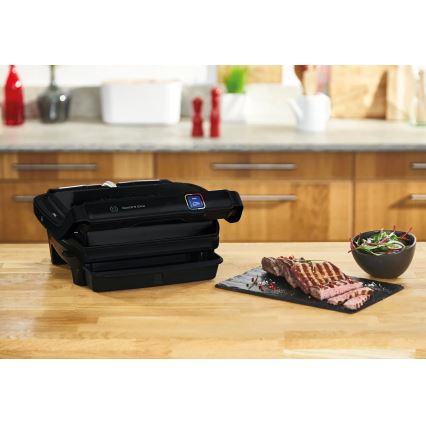 Tefal - Contactgrill OPTIGRILL ELITE 2000W/230V zwart