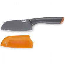 Tefal - Couteau en acier inoxydable santoku FRESH KITCHEN 12 cm gris/orange