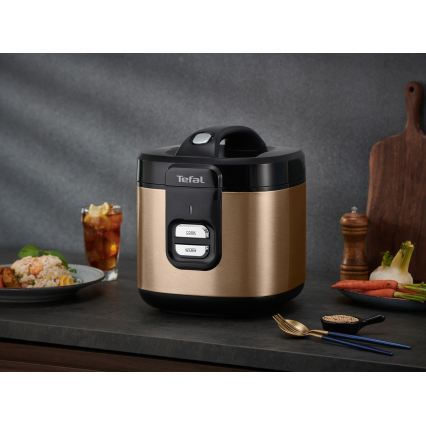 Tefal - Cuiseur à riz COPPERTINTO 600/230V 2 l cuivré