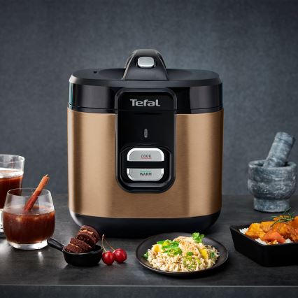 Tefal - Cuiseur à riz COPPERTINTO 600/230V 2 l cuivré