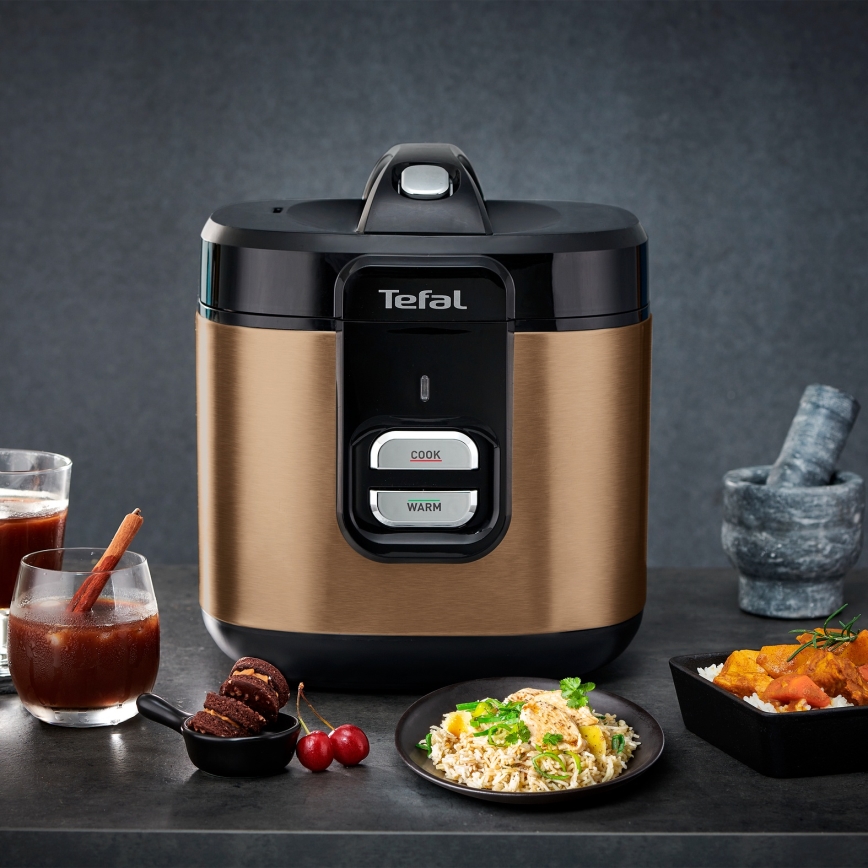 Tefal - Cuiseur à riz COPPERTINTO 600/230V 2 l cuivré