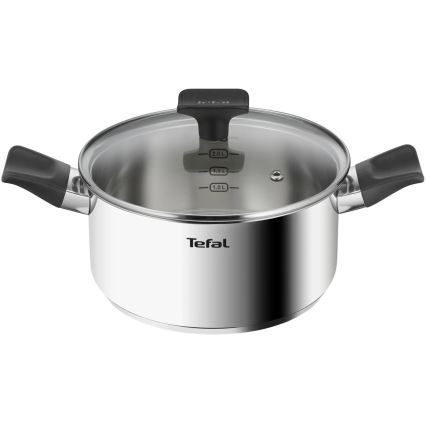Tefal - DELICIOUS 3-delige pannenset, roestvrij staal