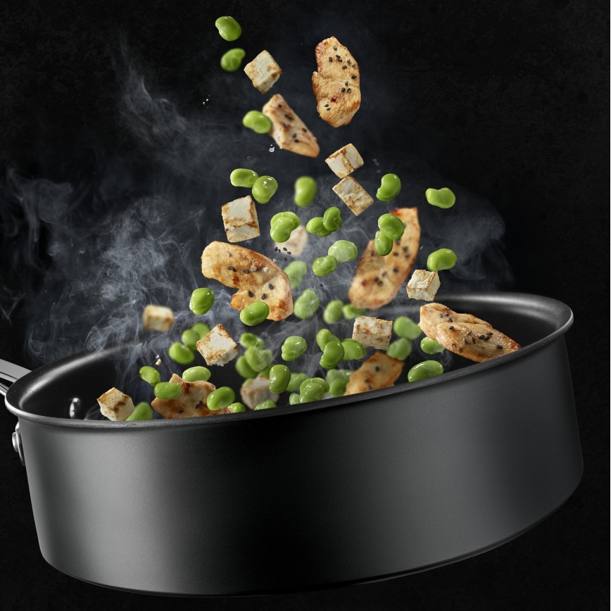 Tefal - Diepe koekenpan ACCESS met deksel 24 cm