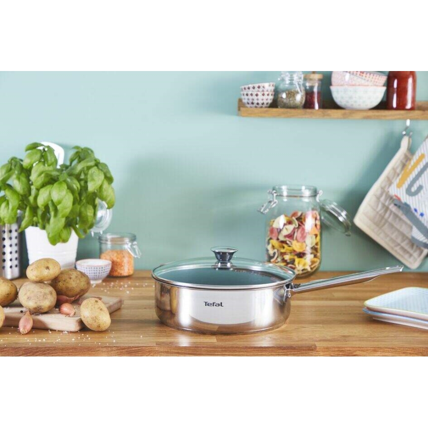 Tefal - Diepe pan met deksel COOK EAT 24 cm