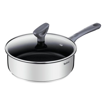 Tefal - Diepe pan met een deksel DAILY COOK 24 cm
