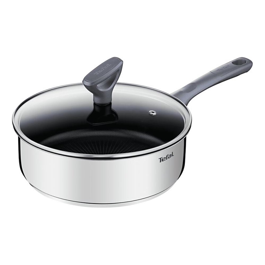 Tefal - Diepe pan met een deksel DAILY COOK 24 cm