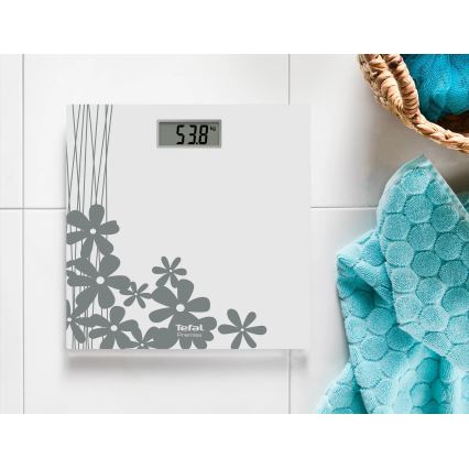 Tefal - Digitale personenweegschaal PREMISS 1xCR2032 grijs