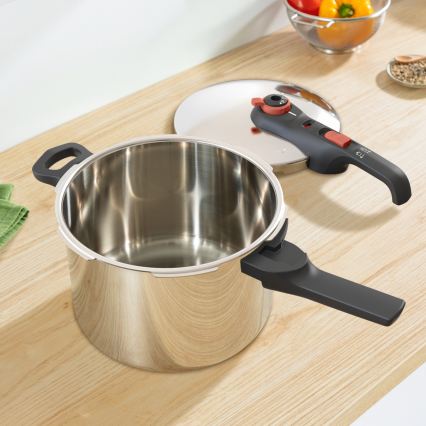 Tefal - Drukpan 6 l SECURE TRENDY + 5-delige set INGENIO EMOTION