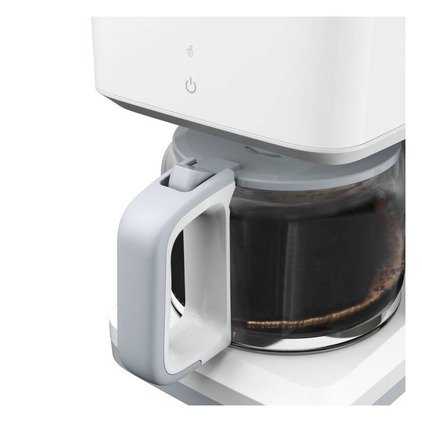 Tefal - Druppel koffiezetapparaat met LCD scherm SENSE 1000W/230V wit