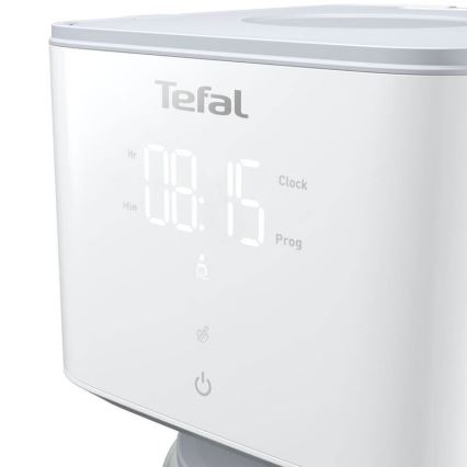 Tefal - Druppel koffiezetapparaat met LCD scherm SENSE 1000W/230V wit