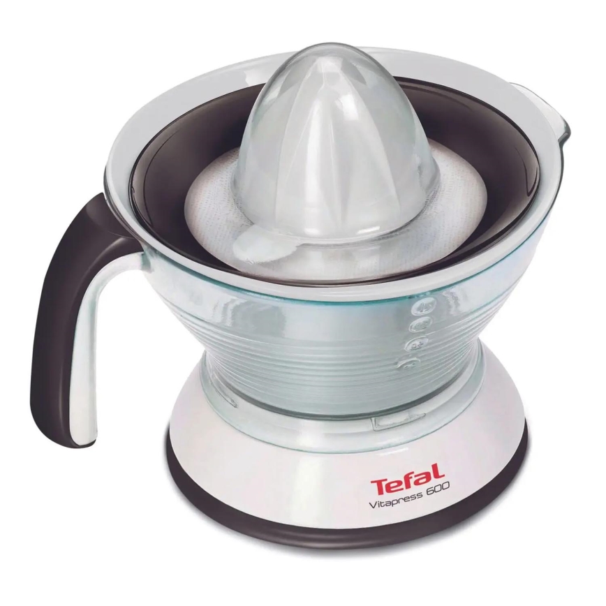 Tefal - Elektrische citruspers VITAPRESS 0,6 l 25W/230V wit/zwart