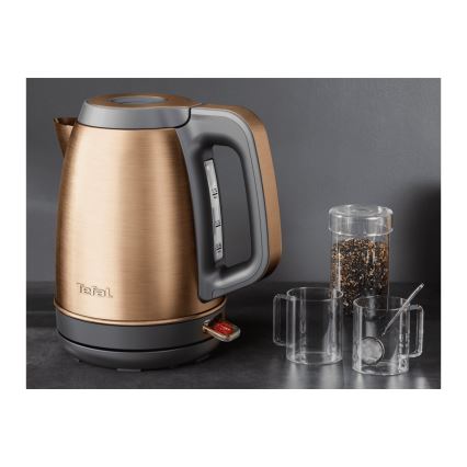 Tefal - Elektrische waterkoker COPPERTINTO 1,7 l 2400 W/230 V