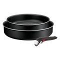 Tefal - Ensemble de 3 pièces de batterie de cuisine INGENIO GENEROUS COOK