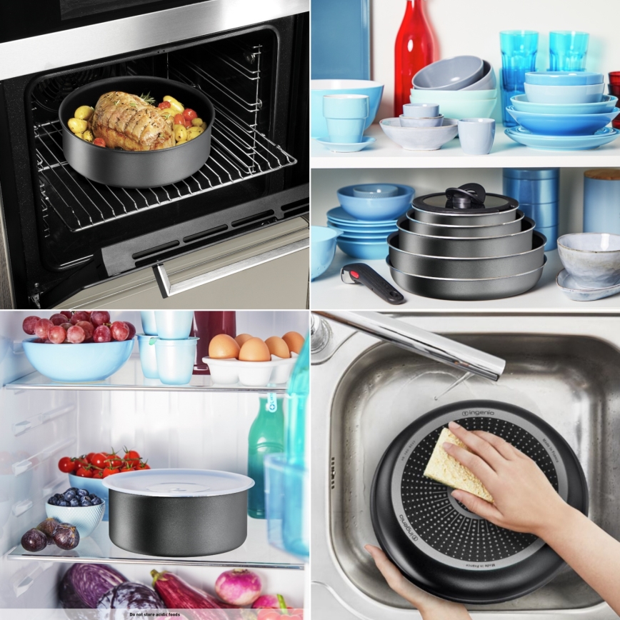 Tefal - Ensemble de 4 pièces INGENIO XL FORCE