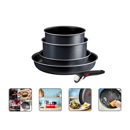 Tefal - Ensemble de 5 pièces de batterie de cuisine INGENIO SO LIGHT