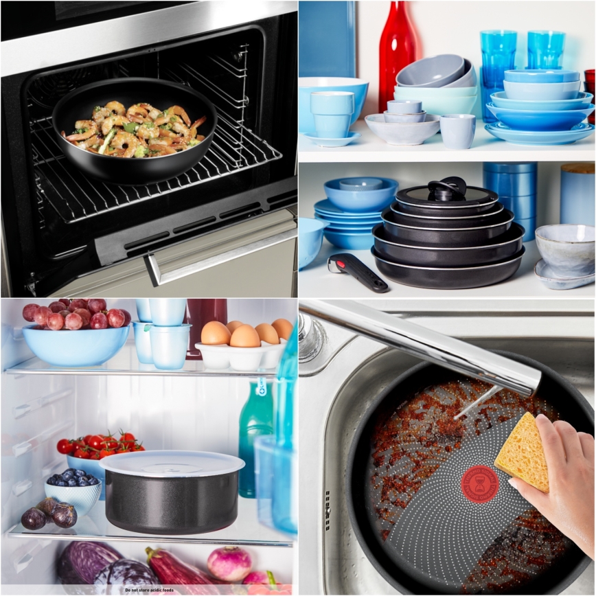 Tefal - Ensemble de 5 pièces INGENIO GENEROUS COOK