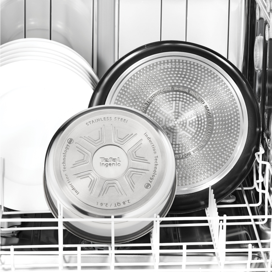 Tefal - Ensemble de 9 pièces INGENIO COOK en inox