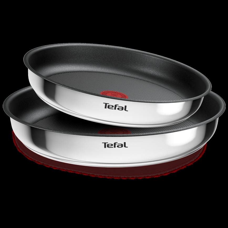Tefal - Ensemble de batterie de cuisine 3 pièces INGENIO COOK en inox