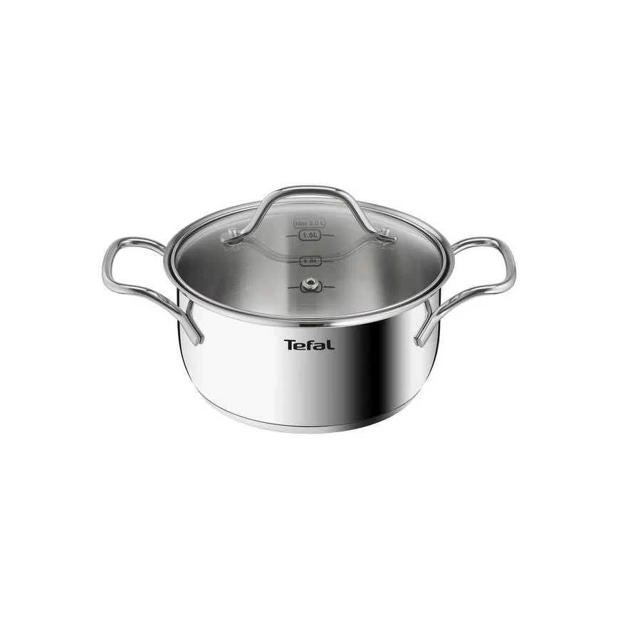 Tefal - Ensemble de casseroles 10 pce INTUITION acier inoxydable