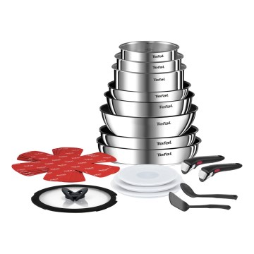 Tefal - Ensemble de cuisine INGENIO Emotion, 20 pièces