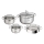Tefal - Ensemble de cuisson 8 pièces DUETTO+