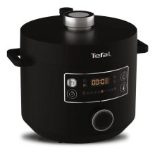 Tefal - Fait-tout électrique multifonction TURBO CUISINE 4,8 l 1090W/230V noir
