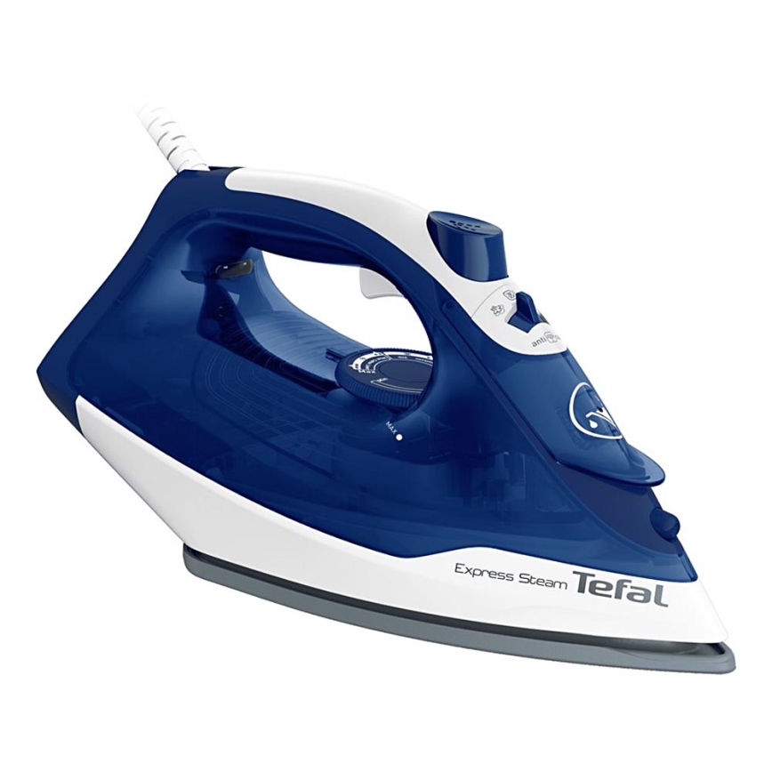 Tefal - Fer à repasser EXPRESS STEAM 2400W/230V bleu