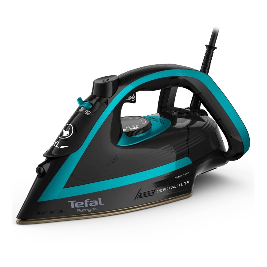 Tefal - Fer à repasser PUREGLISS 3000W/230V turquoise/noir