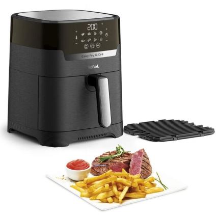 Tefal - Friteuse à air chaud 4,2 l EASY FRY&GRILL 2en1 1550W/230V noir