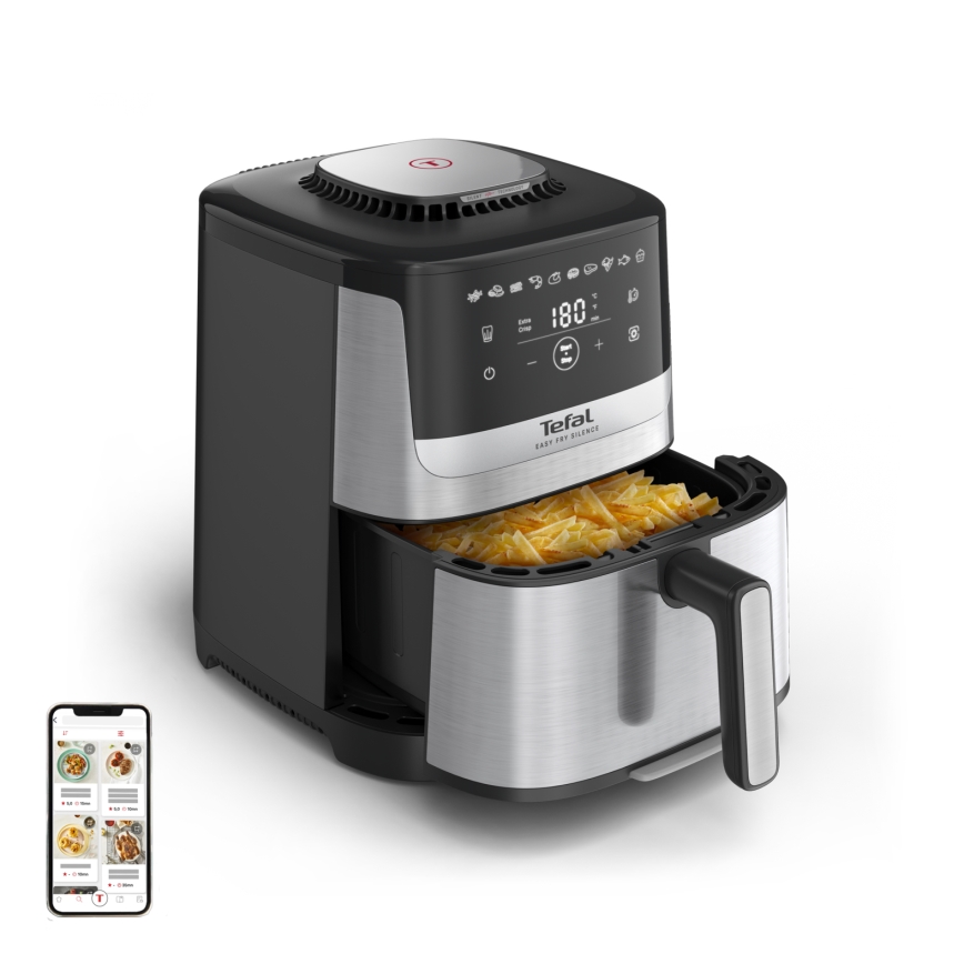 Tefal - Friteuse à air chaud 5 l EASY FRY SILENCE 10 en 1 1400-1670W/230V