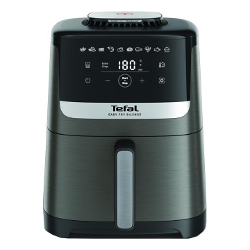Tefal - Friteuse à air chaud 5 l EASY FRY SILENCE COAL 1400-1670W/230V