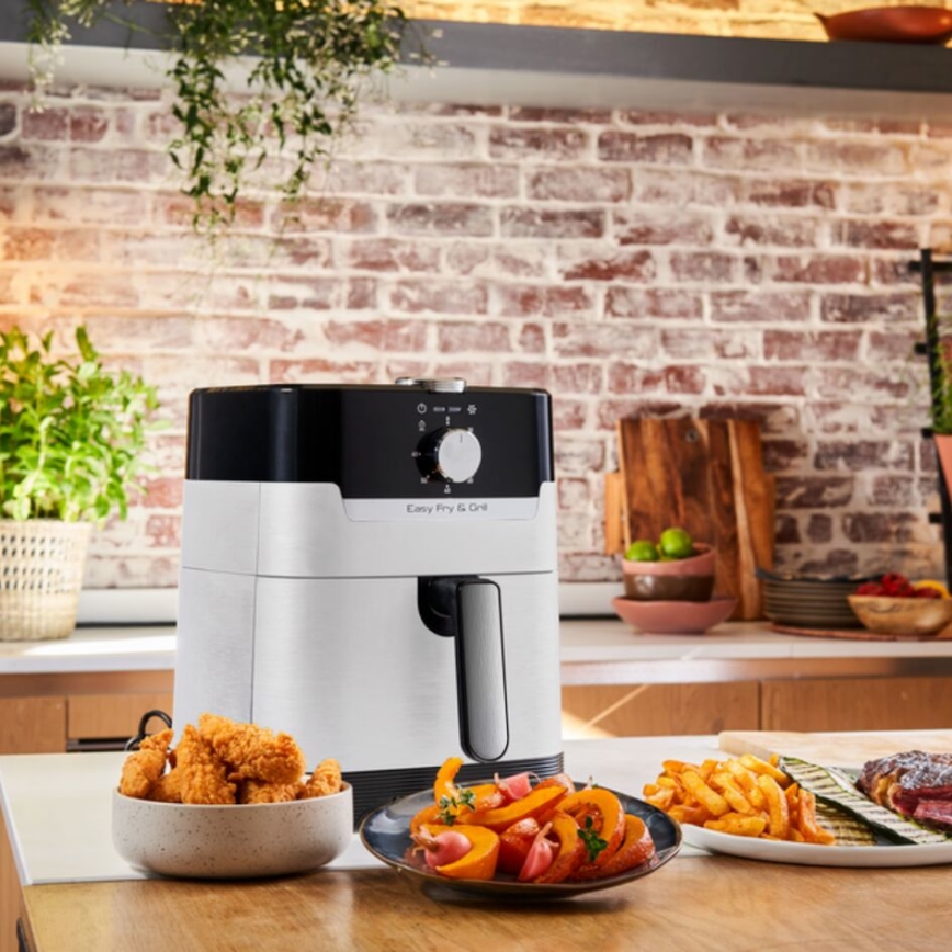 Tefal - Friteuse sans huile 4,2 l EASY FRY&GRILL 2-en-1 1550W/230V inox