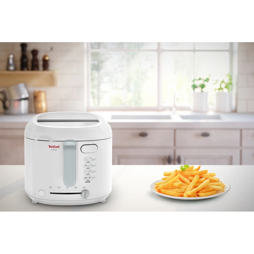 Tefal - Frituur 1,8 l FRY UNO 1475W/230V wit
