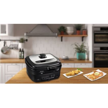 Tefal - Frituur 2 l VERSALION DE LUXE 7in1 1600W/230V zwart