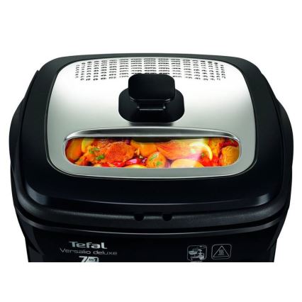 Tefal - Frituur 2 l VERSALION DE LUXE 7in1 1600W/230V zwart