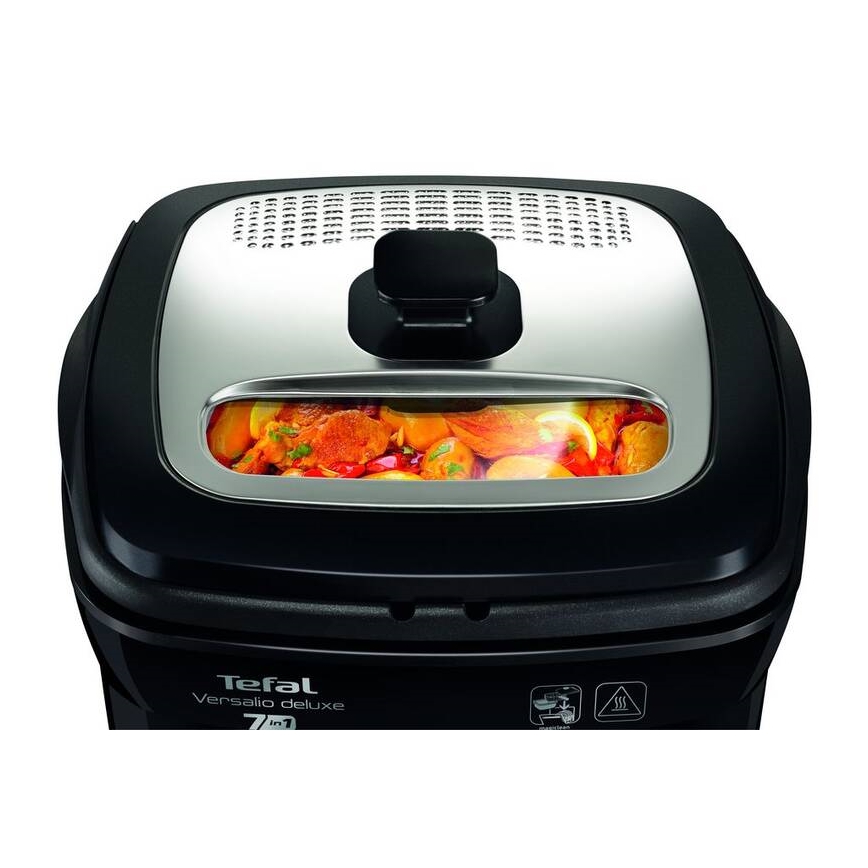 Tefal - Frituur 2 l VERSALION DE LUXE 7in1 1600W/230V zwart