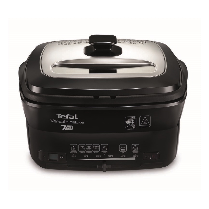 Tefal - Frituur 2 l VERSALION DE LUXE 7in1 1600W/230V zwart
