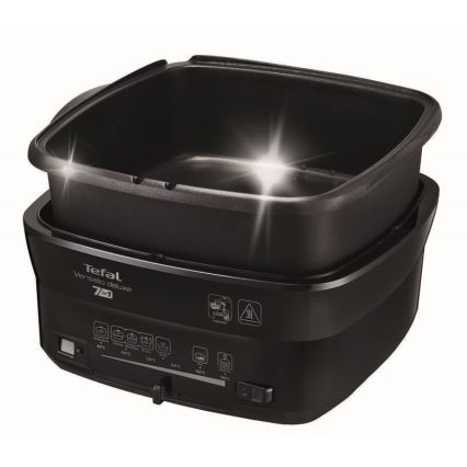 Tefal - Frituur 2 l VERSALION DE LUXE 7in1 1600W/230V zwart