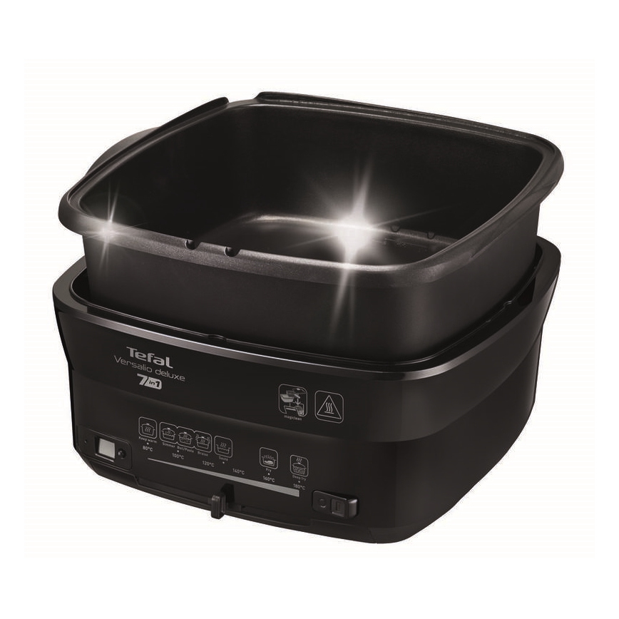 Tefal - Frituur 2 l VERSALION DE LUXE 7in1 1600W/230V zwart